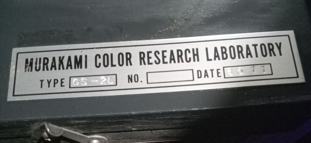 Murakami Color Research Laboratory GS-2L Grayscale test chart (Category: Other Photography Accessories) located in San Mateo. Submitted by daddyB918 (Listing ID 1407506206, Image 1). Description: - Vintage Murakami Color Research Laboratory GS-2L - Grayscale Tone Test Chart - Dated 86-11 - Includes original color charts - Designed for color analysis and research - Product of Japan.