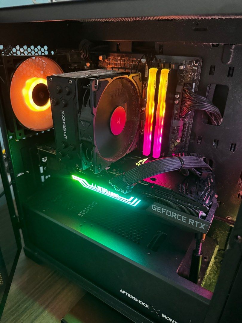 (NEGOTIABLE) Aftershock PC 3080 + i5-12400f