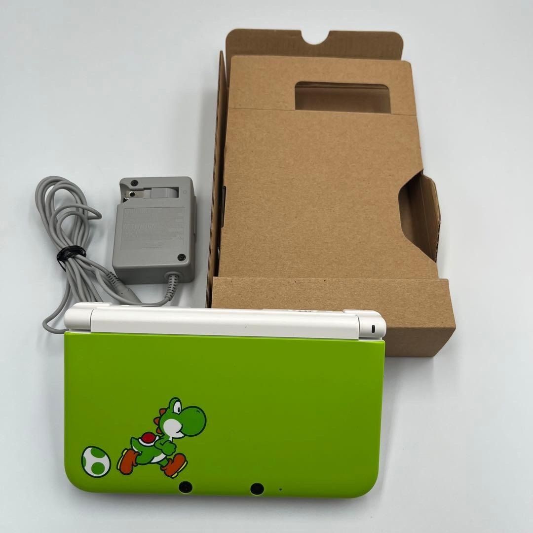 Nintendo 3DS XL Yoshi North American version 3DS LL console (Category: Nintendo) located in Manila. Submitted by japan_treasure (Listing ID 1407392839, Image 3). Description: Nintendo 3DS XL North American version Yoshi console Box and adapter included Please note that Japanese software is not supported. There is some yellowing due to aging of the LCD screen. (I don't know what normal is, but it's not pure white, so I think it's probably yellowed