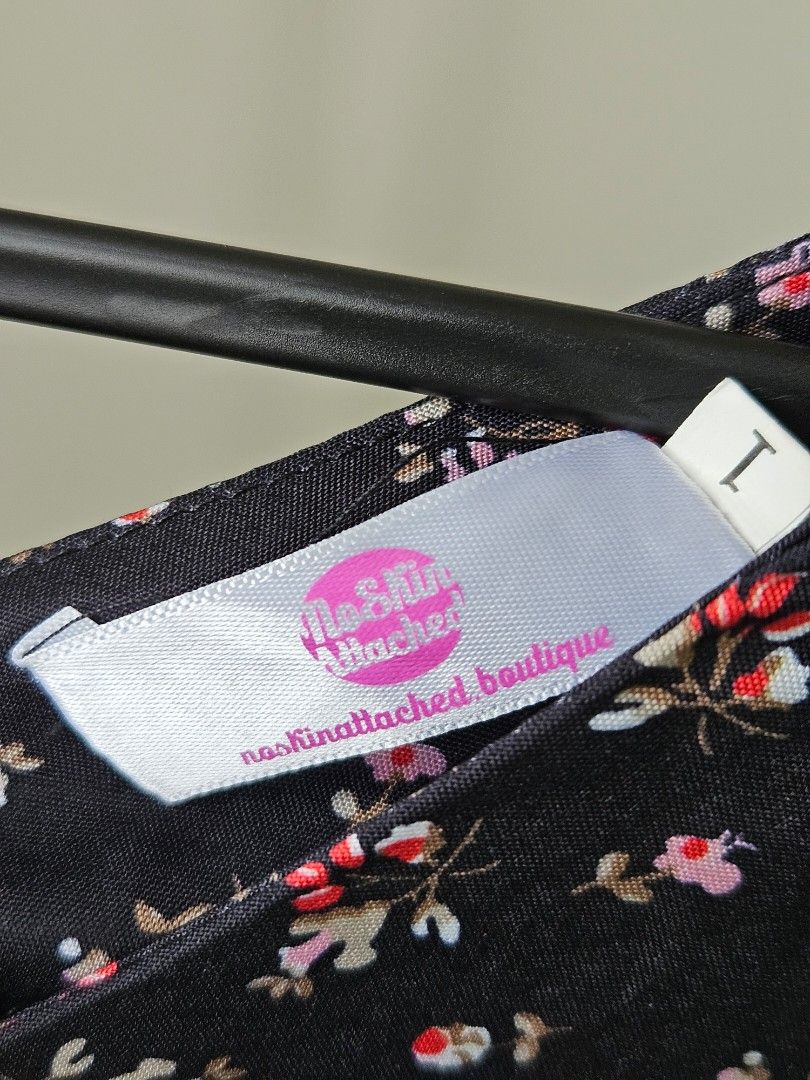 NSA Elsia Puff Maxi Dress in Black, Women's Fashion, Dresses & Sets ...