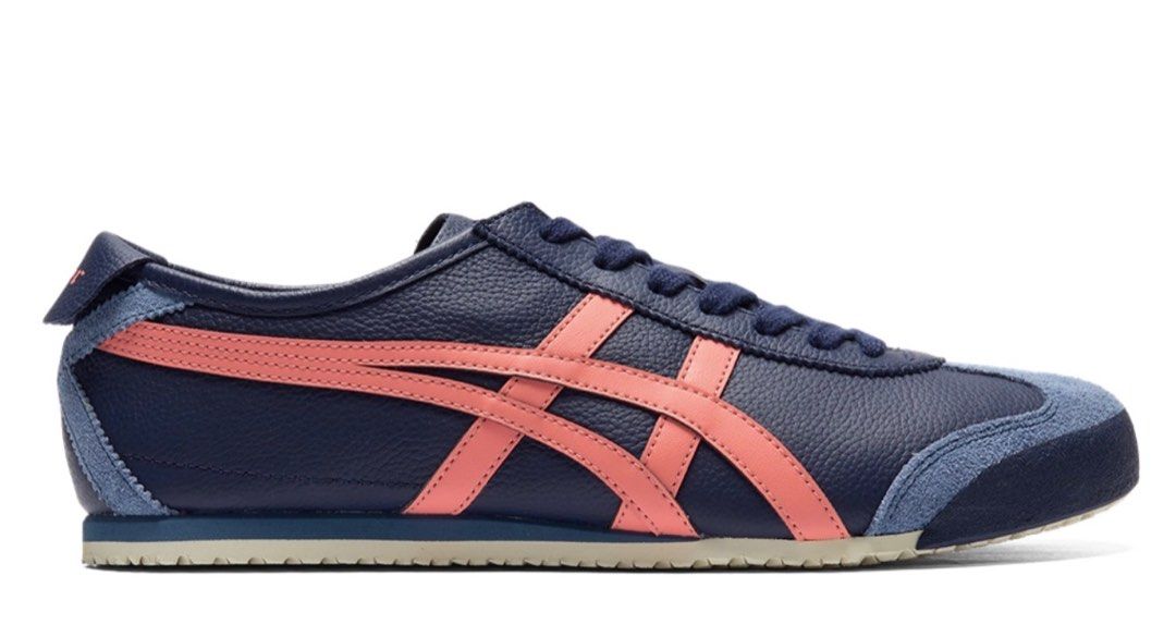 Onitsuka Tiger Mexico 66 - Peacoat/Guava sneakers (Category: Sneakers) located in Singapore. Submitted by reeenie (Listing ID 1407381202, Image 1). Description: Authentic Onitsuka Tiger Mexico 66 Like new, worn once. Come with a box as shown Size shown on photos .