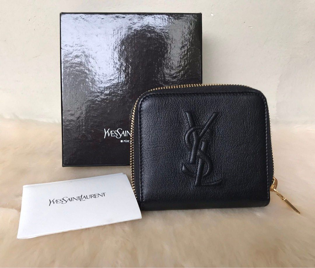 FLASH SALE!!! Original YSL Compact Wallet (Category: Luxury Bags & Wallets) located in Quezon City. Submitted by docshop.orig (Listing ID 1406962693, Image 1). Description: Rank: A+ Inclusions: Box and Controllato cards.