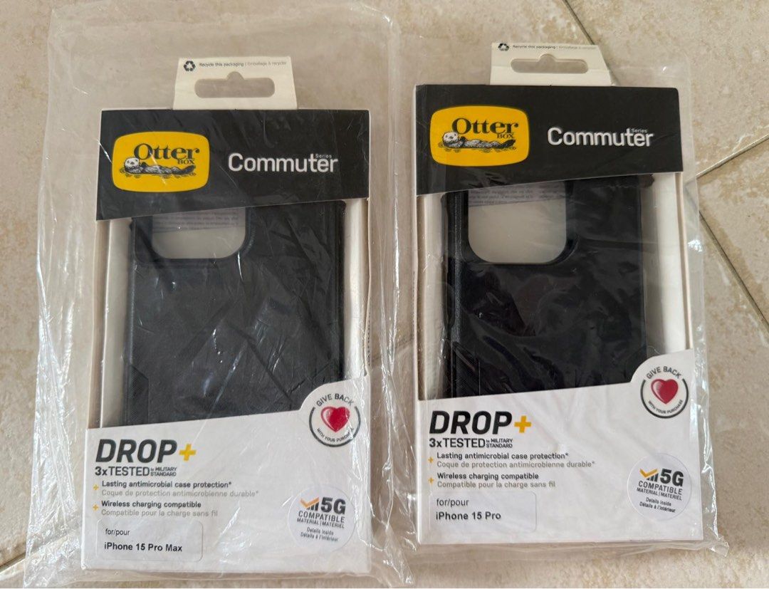 Otterbox Iphone casing (Category: Cases & Sleeves) located in Singapore. Submitted by scorpio_wish (Listing ID 1116113721, Image 1). Description: Brand new Otterbox casing for Apple Iphone 15 pro and Iphone 15 pro max. Each selling for $15. .