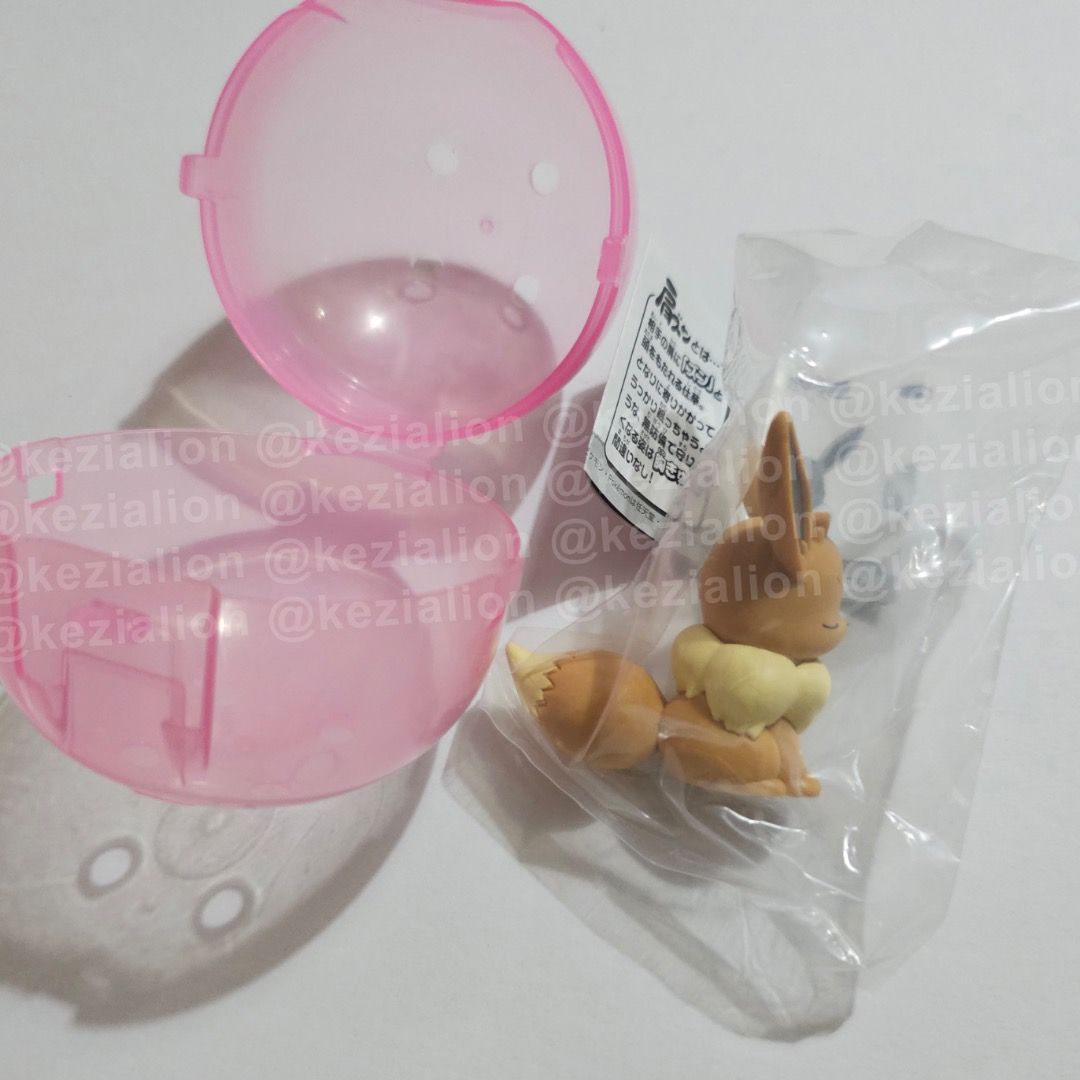 Pokemon Figure - Sleeping Eevee (Category: Designer & Blind Box Toys) located in Binan City. Submitted by kezialion (Listing ID 1407453622, Image 1). Description: Pokemon Figure - Sleeping Eevee with Gacha case Shipping: ‎✉️ J&T / LBC / Lalamove Message so I can quote the price for your location. .