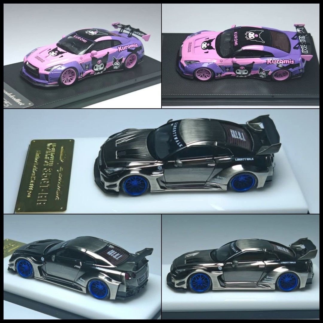Preorders 1/64 MC Mymodel Skyline GTR R35 LB LBWK Widebody Kuro Pink ...