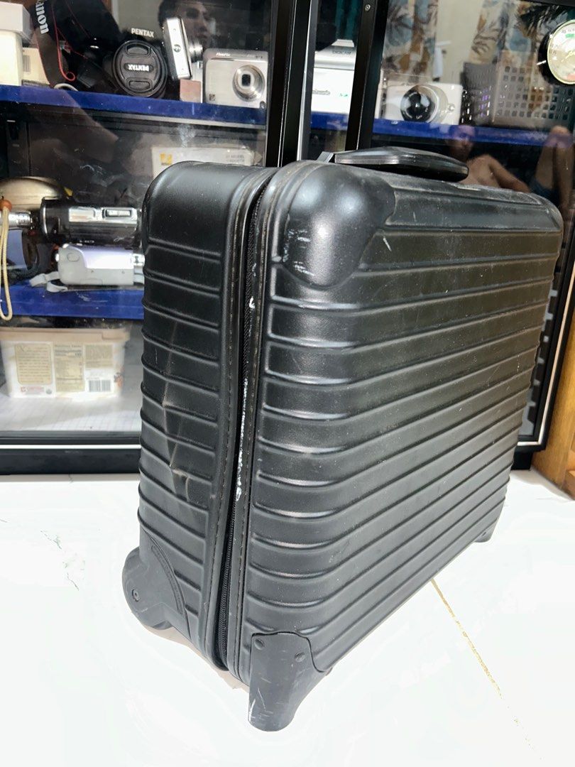 Rimowa Carry-on Suitcase Black (Category: Luggage) located in Manila. Submitted by _kaideitems (Listing ID 1407509793, Image 2). Description: Negotiable price 🤗.