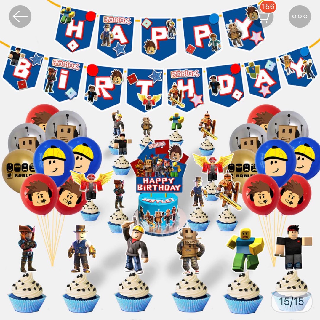 Roblox Birthday Party Decorations Set Hobbies Toys Occasions Roblox Birthday Party Decorati 1764649235 Df34bf48 