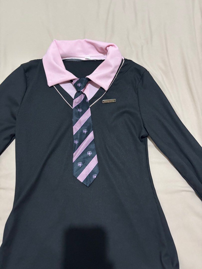 School Uniform Dress with Tie (Category: Dresses) located in Quezon City. Submitted by blueeeming (Listing ID 1407556329, Image 2). Description: .