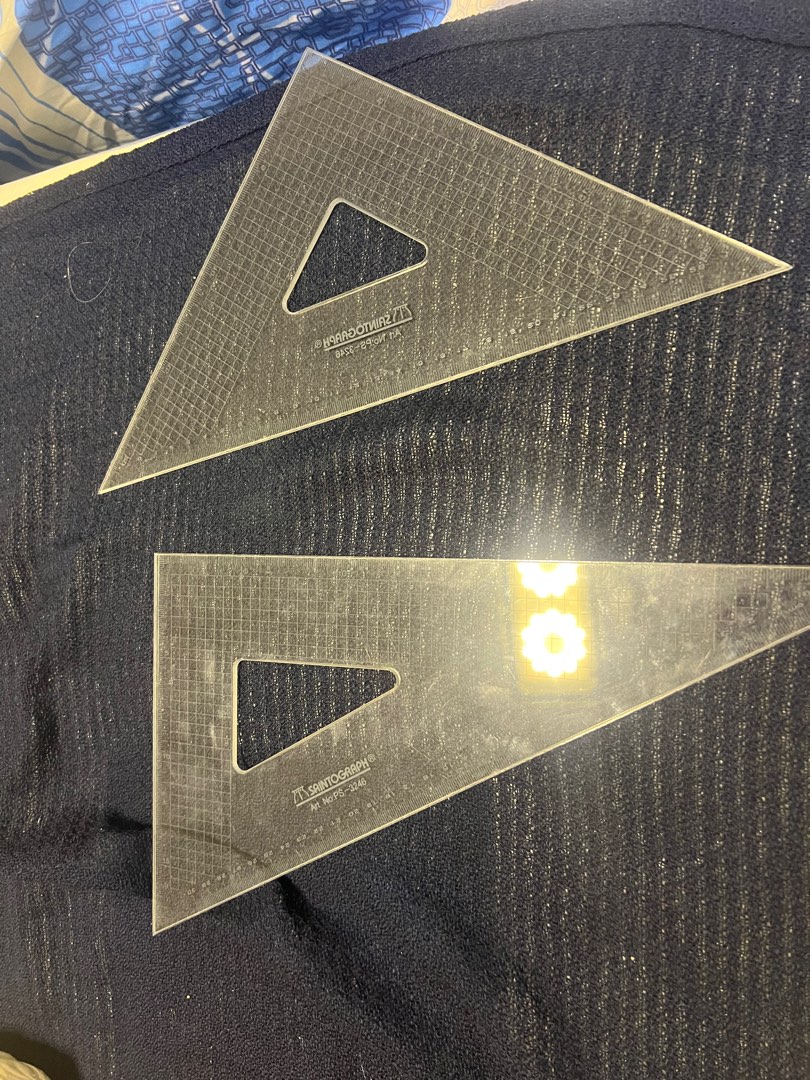 Spintograph & Aristo Twin Triangle Rulers, Hobbies & Toys, Stationery ...