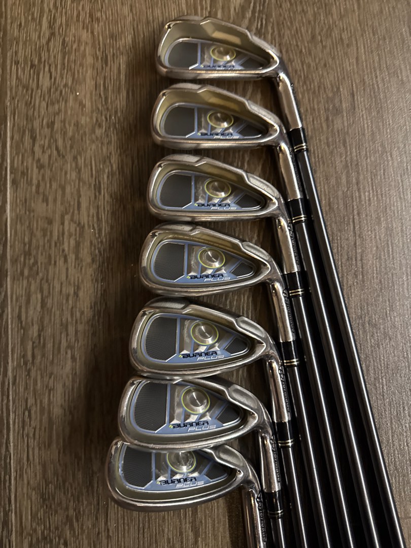 Fer 6 TaylorMade Burner Plus - Droitier - Flexible Ordinaire - Manche Acier - Poignée Neuve (État Reconditionné)