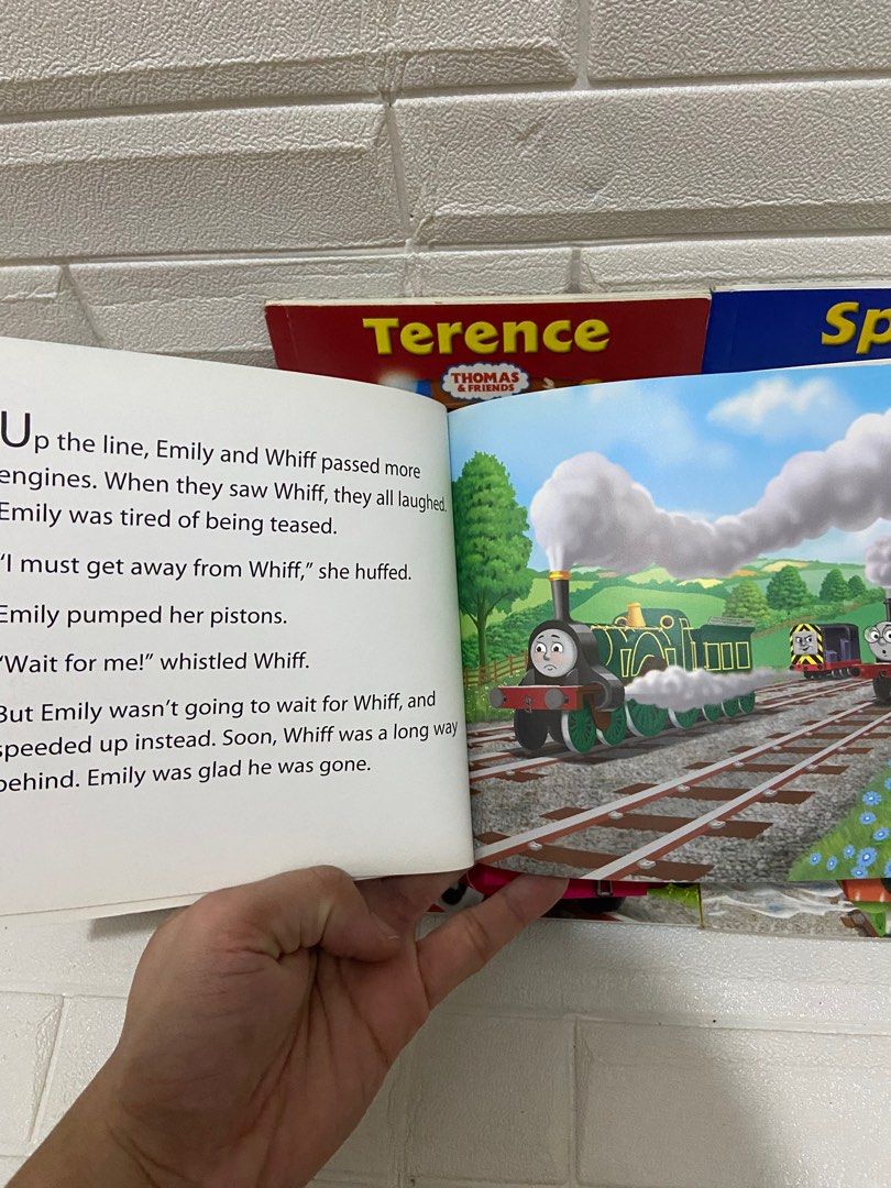 Thomas and Friends Bundle #2 (Category: Children's Books) located in Caloocan City. Submitted by dmbooknook (Listing ID 1407400681, Image 2). Description: - 6 pcs for 99 pesos only!! - Good to Very good used condition - Palm-sized paperback - Colorful Illustration 📍 Books are preloved and may have flaws like tears, creases, shelf wear, small writing, tanning, foxing, etc. Please manage your expectations. Happy Reading! 📚🩵 - Children’s books - 