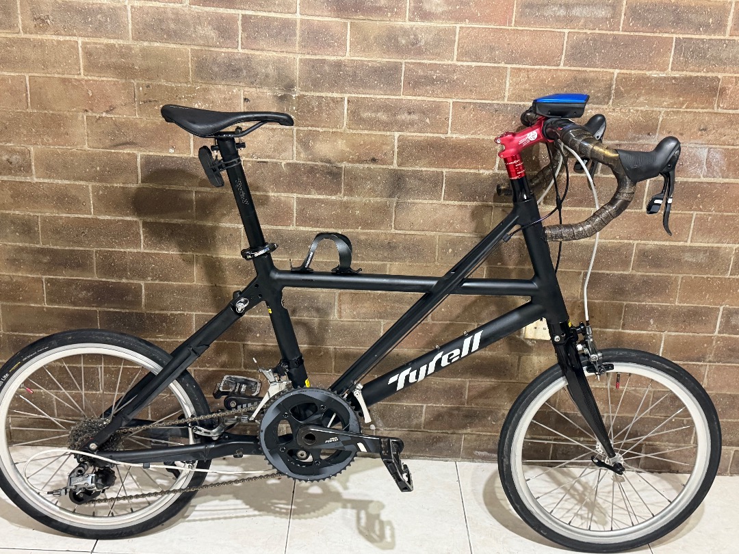 Tyrell Fx mini velo foldable bicycle road bike matt black , Sports ...