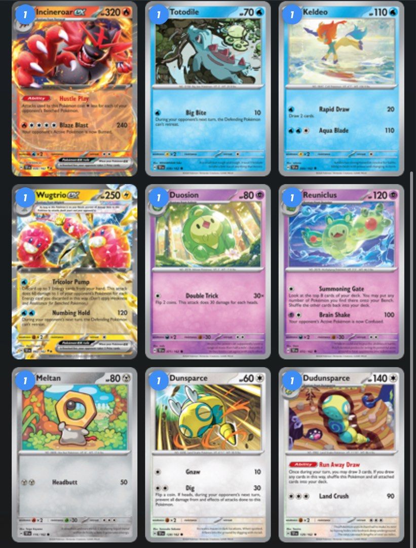 [WTS/WTT] Temporal Forces Pokemon - Iron Crown Sawbuck Minccino ...