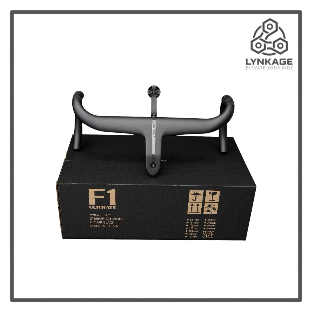 F1 Ultimate Carbon Integrated Handlebar — handlebars