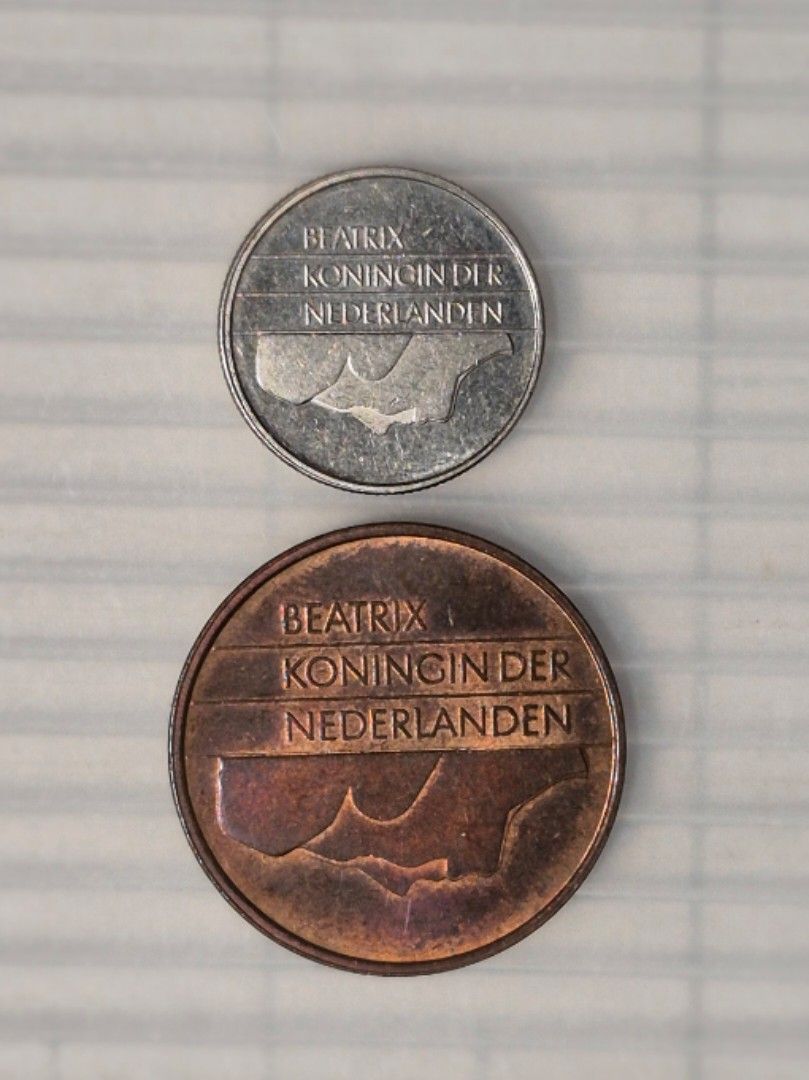 1986/1985荷蘭舊硬幣, 興趣及遊戲, 收藏品及紀念品, 錢幣- Carousell