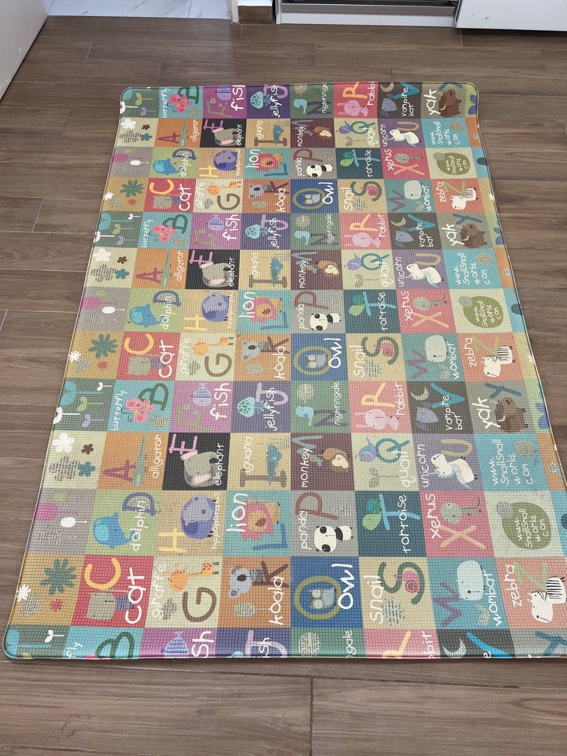 Alphabet and Animal Play Mat, Babies & Kids, Infant Playtime on Carousell