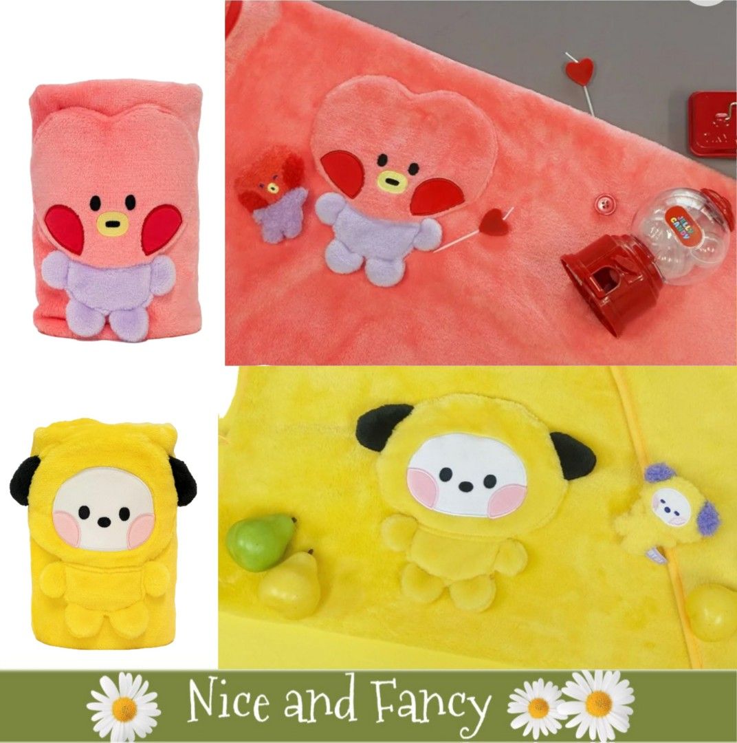 BT21 Japan Minini Blanket (Category: Bedding & Towels) located in Quezon City. Submitted by niceandfancy (Listing ID 1410885323, Image 1). Description: size : 90 x 60 cm.