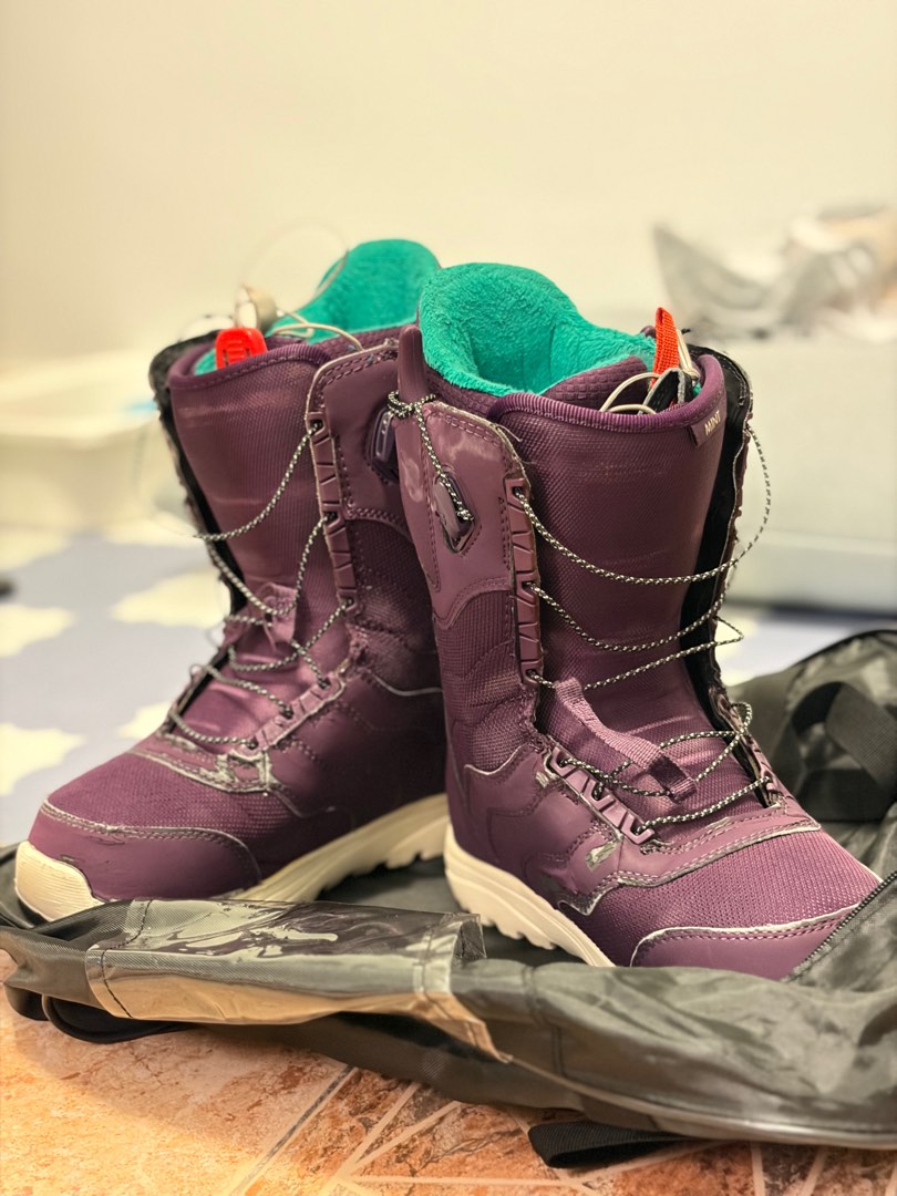 BURTON MINT AF snowboard boots BURTON MINT brown, TRUFIT, control