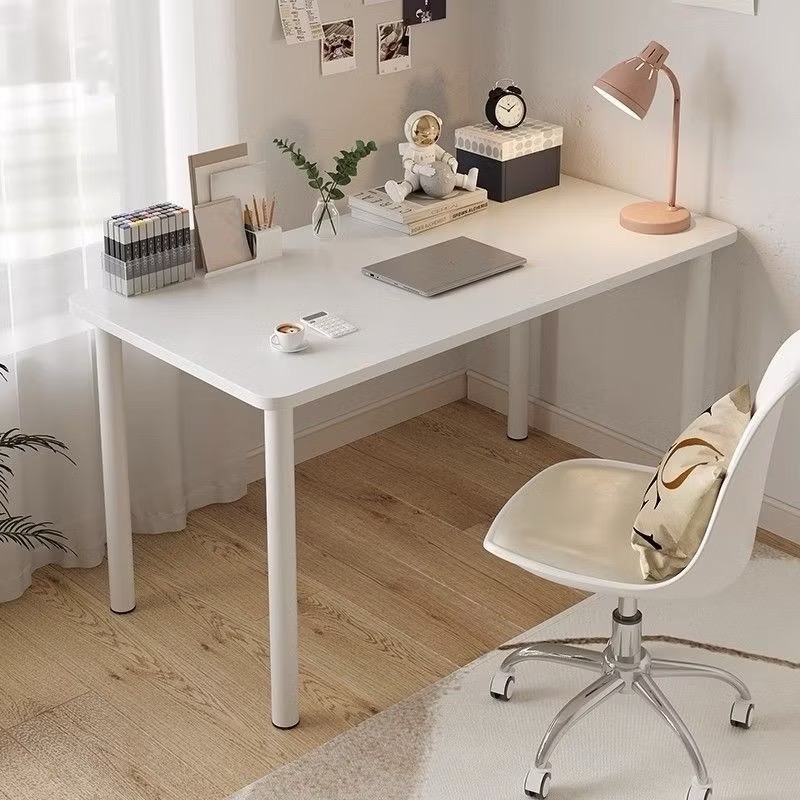 Compact Student Workstation Table | Sleek Steel Frame Study Desk ...