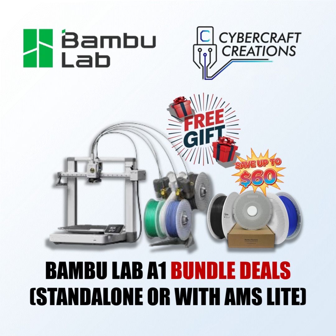 [🔥DEAL] Bambu Lab A1 (and A1 Combo with AMS lite) Home Hobbyist BambuLab 3D Printer