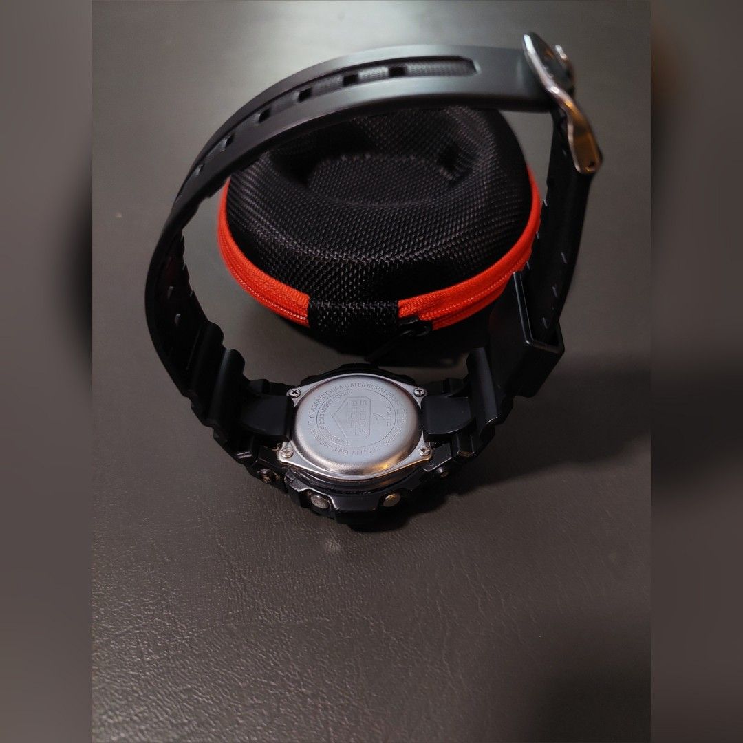 G-Shock Casio Watch (Original) (Category: Men's Watches) located in Makati City. Submitted by a_pullman016 (Listing ID 1410795786, Image 3). Description: G-Shock Mens Watch 100% Authentic Model: Casio Aw-590 Color: Black bought almost 9k = $152 Barely used, no more box (lost) New Battery: 💯 very good, 2 years ('til yr.2027) Reason For Selling: decluttering Selling Price: P3,900 Location: Santa Rosa, Laguna Can do meet-up: (NCR: Makati, Taguig, M