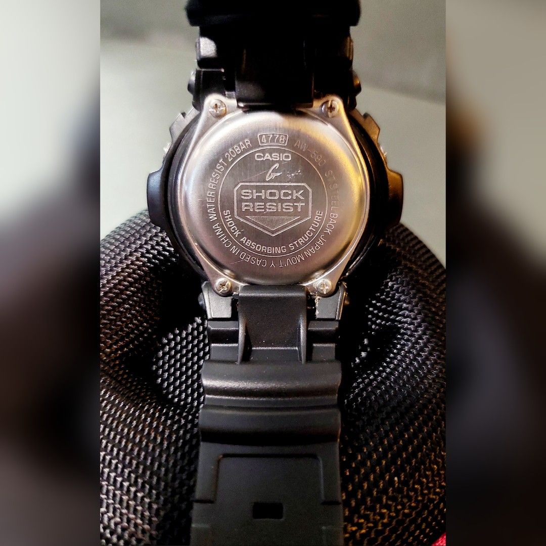G-Shock Casio Watch (Original) (Category: Men's Watches) located in Makati City. Submitted by a_pullman016 (Listing ID 1410795786, Image 2). Description: G-Shock Mens Watch 100% Authentic Model: Casio Aw-590 Color: Black bought almost 9k = $152 Barely used, no more box (lost) New Battery: 💯 very good, 2 years ('til yr.2027) Reason For Selling: decluttering Selling Price: P3,900 Location: Santa Rosa, Laguna Can do meet-up: (NCR: Makati, Taguig, M