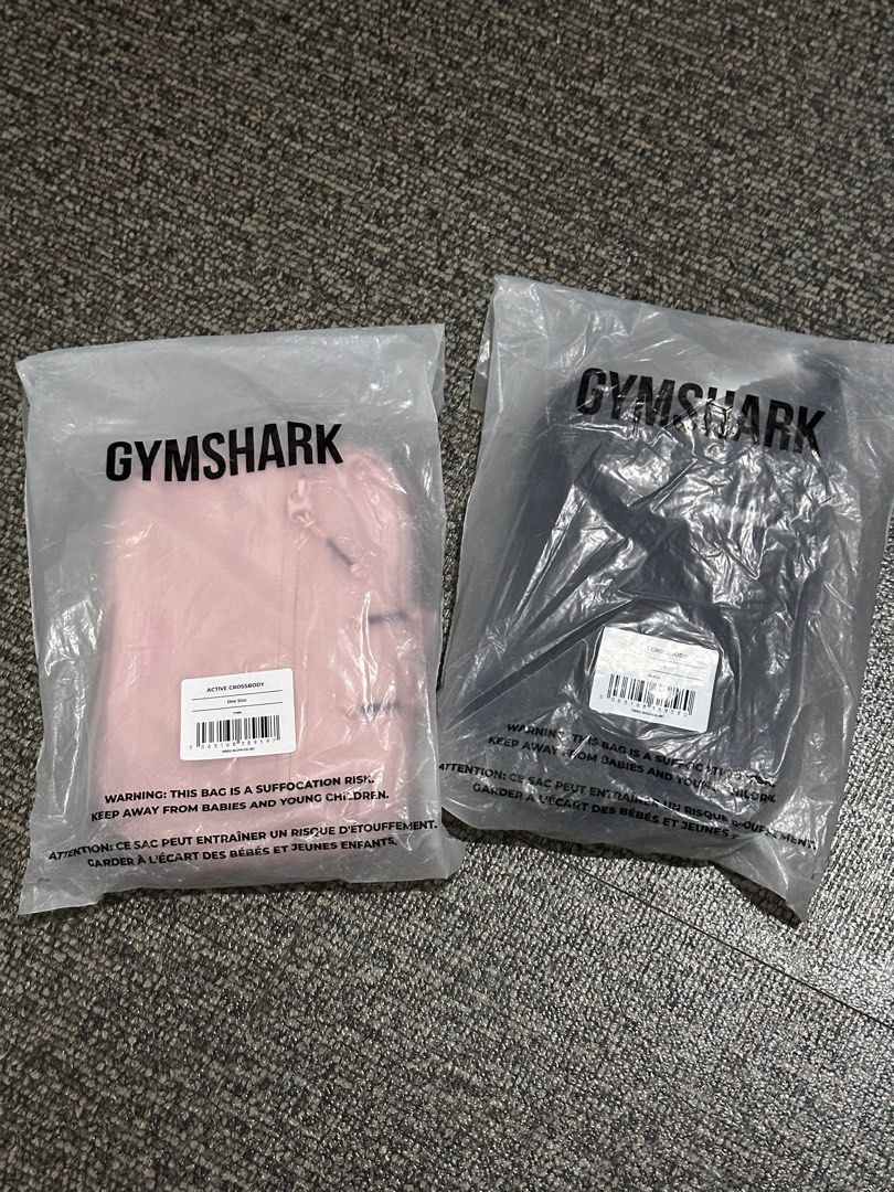 Gymshark active crossbody bag (Category: Luxury Bags & Wallets) located in Bulacan. Submitted by fitloop_ph (Listing ID 1410857184, Image 3). Description: Gymshark crossbody bag Color: pink and black (1pc each) Brand new and authentic From UK Below srp @fitloop_ph on ig.