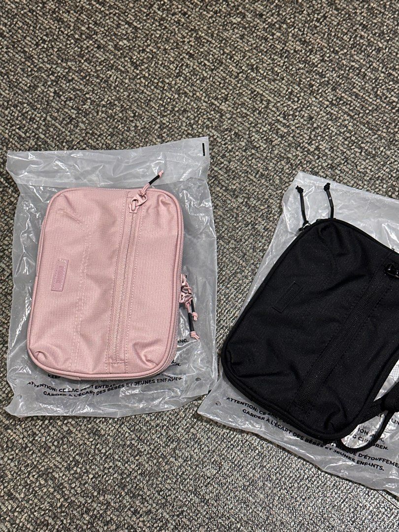 Gymshark active crossbody bag (Category: Luxury Bags & Wallets) located in Bulacan. Submitted by fitloop_ph (Listing ID 1410857184, Image 2). Description: Gymshark crossbody bag Color: pink and black (1pc each) Brand new and authentic From UK Below srp @fitloop_ph on ig.