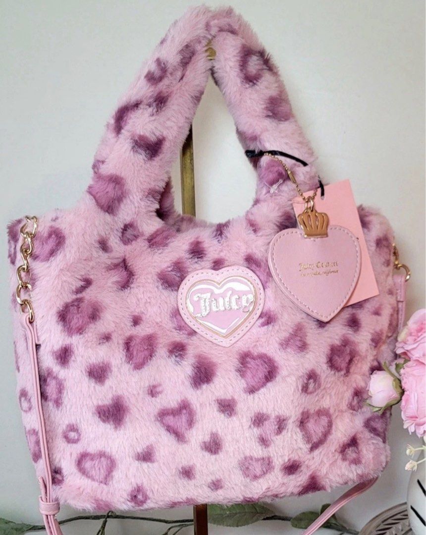 Juicy Couture Pink Leopard Bag (Category: Shoulder Bags) located in Manila. Submitted by trinity_86 (Listing ID 1410900826, Image 1). Description: *ON HAND* Last price posted Authentic from US Dm for pics and vid Gcash/bank transfer .