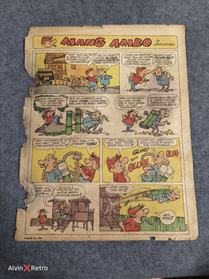 MANG AMBO by Larry Alcala (Category: Storybooks) located in Manila. Submitted by alvinretro (Listing ID 1410871157, Image 2). Description: take all for 999 TAYUMAN, MANILA 0928-824-5138.