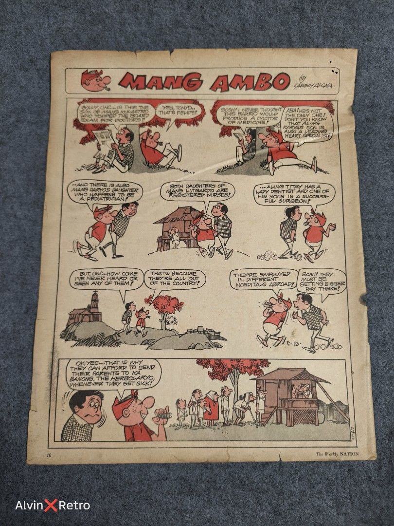 MANG AMBO by Larry Alcala (Category: Storybooks) located in Manila. Submitted by alvinretro (Listing ID 1410871157, Image 3). Description: take all for 999 TAYUMAN, MANILA 0928-824-5138.