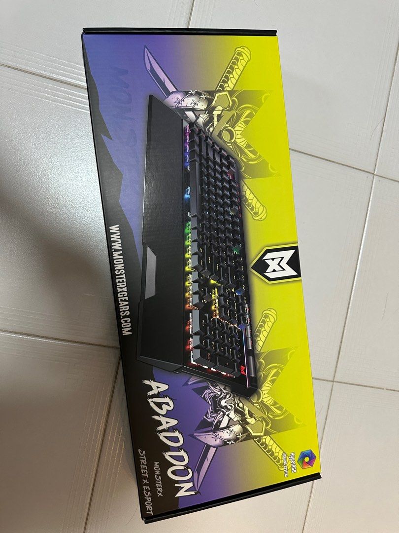 MonsterX Abaddon Gaming Keyboard - RGB443562365279293441