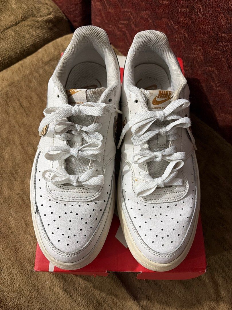 Nike Court Vision Alta Leopard Print (Category: Sneakers) located in Manila. Submitted by chizym (Listing ID 1410781517, Image 3). Description: Size 9.5 Women.