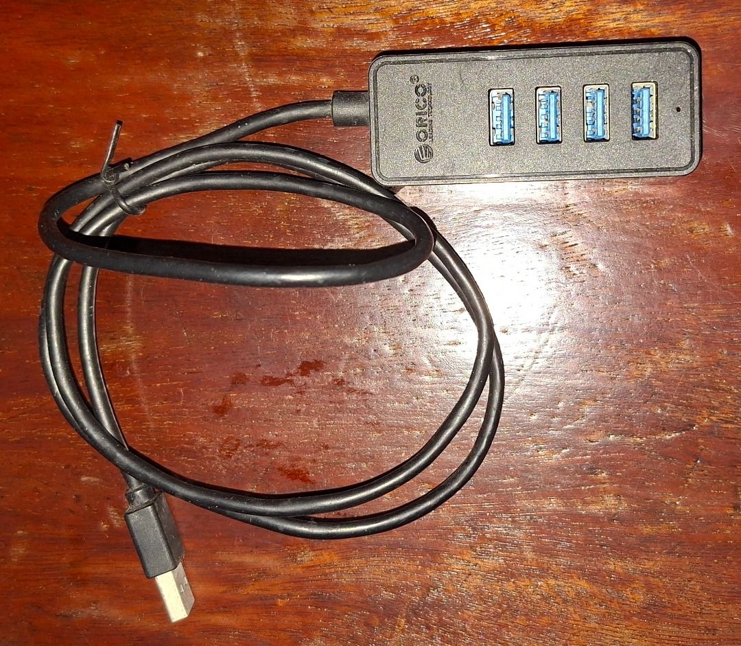 Orico 4 port usb 3.0 hub 1 meter (Category: Computer Parts) located in Cabuyao City. Submitted by ken7746 (Listing ID 1410729994, Image 1). Description: Orico 4 port usb 3.0 hub 1 meter cable 100% good condition use only once Actual picture posted for your confidence pwede nyo check 21 years 200+ positive feedback sa tipidpc Can meet: Waltermart Banlic Cabuyao SM Calamba SM Sta Rosa SM Bicutan - as per schedule LAST PRICE NA shipping pwede LBC ca