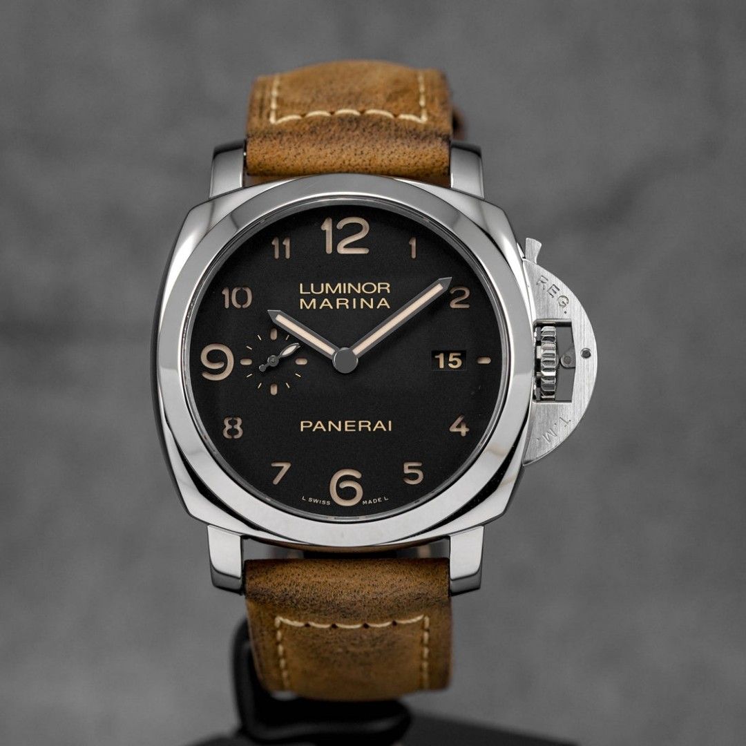 Panerai 359 (Category: Luxury Watches) located in Mandaluyong City. Submitted by 88nac (Listing ID 1410818458, Image 1). Description: 238k Negotiable Good Deal Alert 🚨🚨 Panerai 359 Automatic 44mm Foreign AD - 2013 9.8/10 Leather and Rubber strap Complete set PM for inquiries.