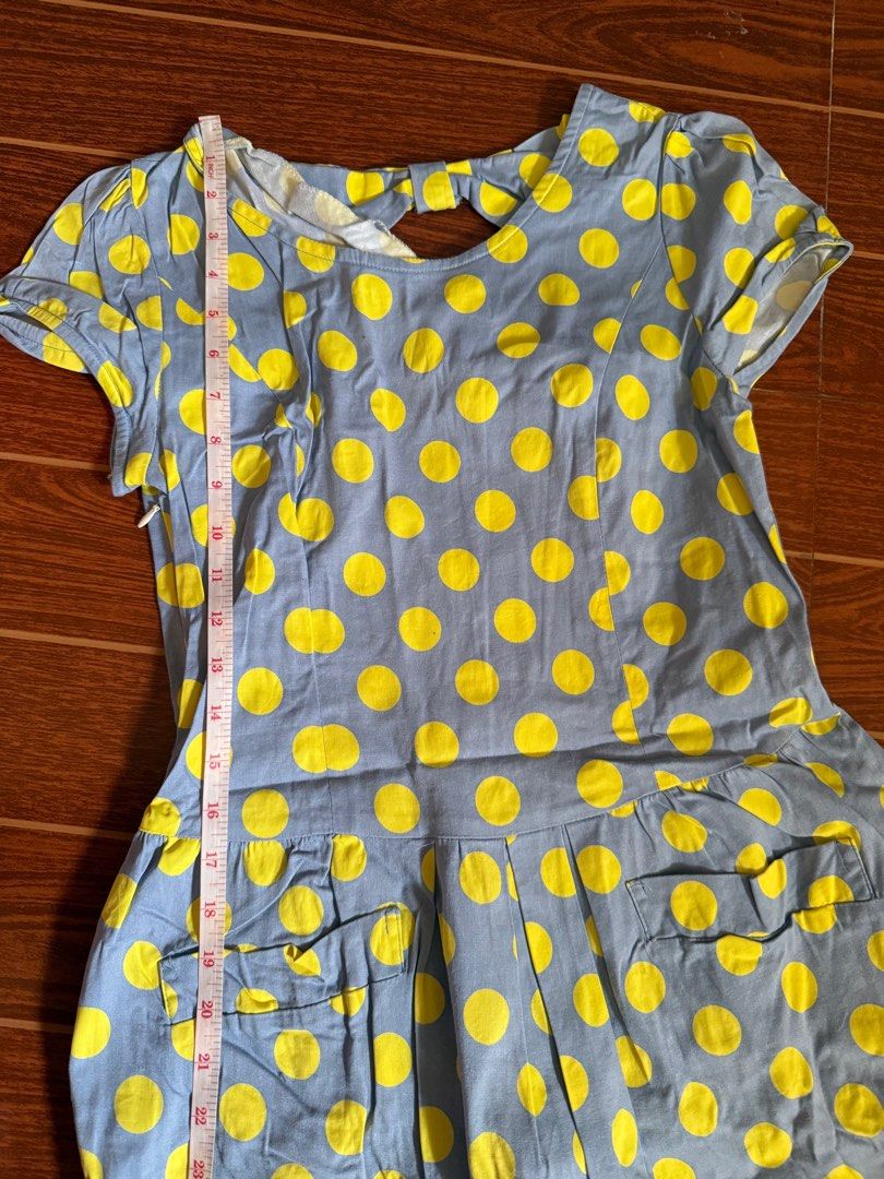 Polka Dot Dress (Category: Babies & Kids Fashion) located in Candaba. Submitted by decklattering (Listing ID 1410734963, Image 2). Description: Can fit 8-10 yrs old.