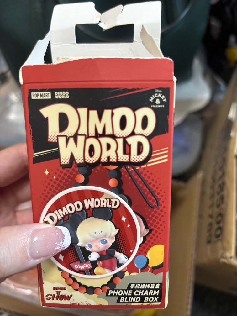 Popmart Dimoo World Phone Charm - Classic Mickey, Hobbies & Toys, Toys ...