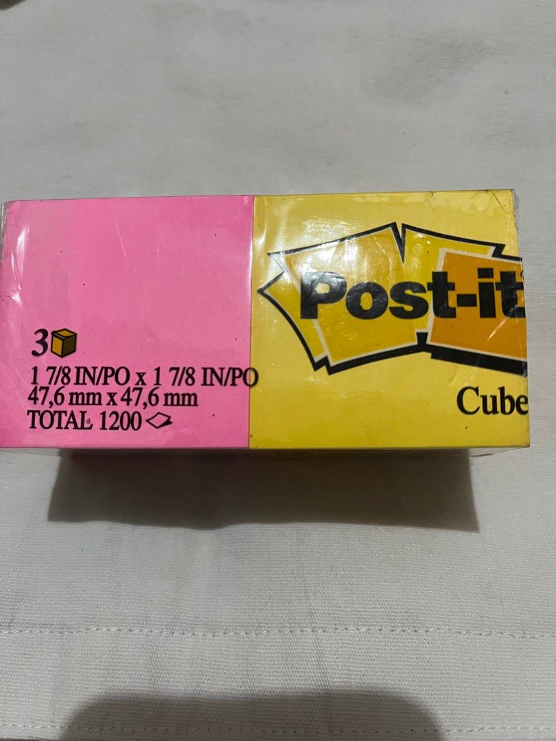 Post-it Notes, Flags, Avery Tabs, Paper Mate Erasers (Category: Stationery & School Supplies) located in Antipolo. Submitted by gettinghooked (Listing ID 1410795251, Image 2). Description: - Post-it Cube Notes: Assorted colors - Post-it Flags: Various color combinations (note: plastic cover detached) - Avery Write-On Tabs: Removable and durable - Paper Mate Expressions Erasers: Latex-free - Letter Tabs Never used; in storage for quite awhile.