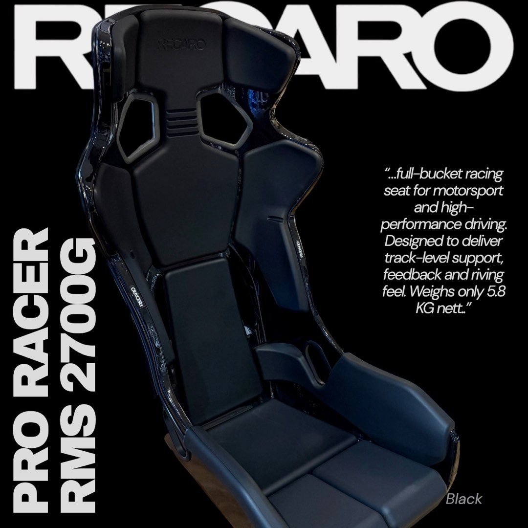 RECARO Pro Racer RMS 2700G Racing Seat, Car Accessories, Accessories on ...