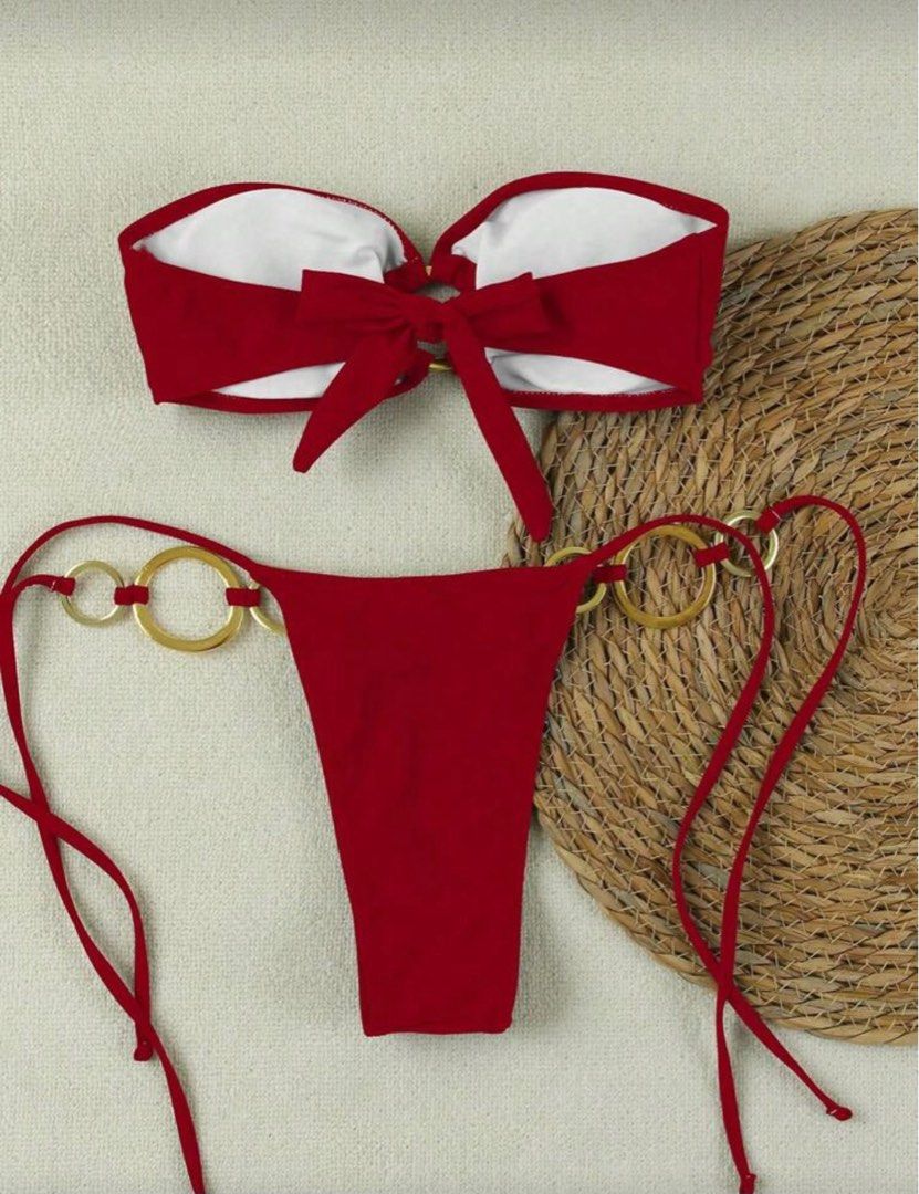 Red bikini (Category: Bikinis & Swimsuits) located in Cebu City. Submitted by pepperoni_ (Listing ID 1410820626, Image 3). Description: Used once ✨.