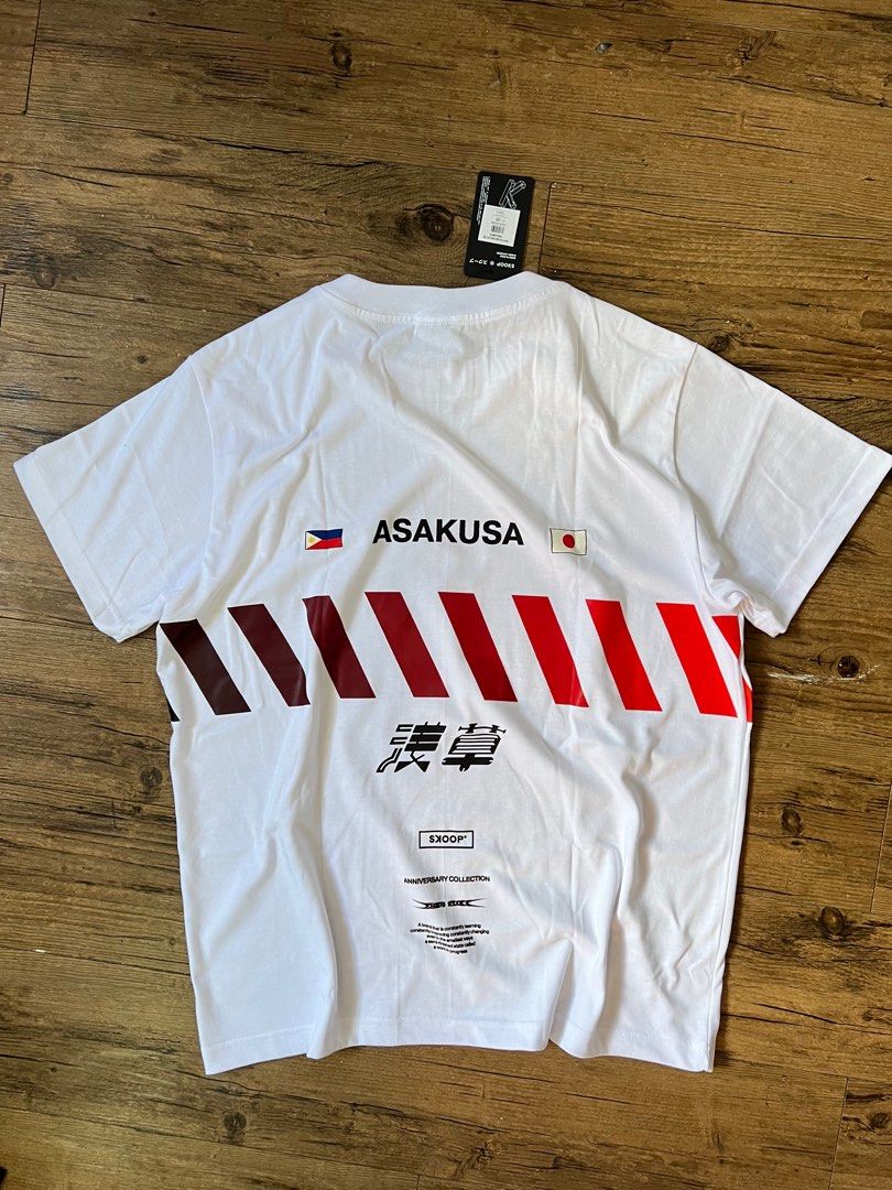 skoop - asakusa shirt (Category: Tshirts & Polo Shirts ) located in Manila. Submitted by kylestuffs (Listing ID 1410852872, Image 2). Description: HOLIDAYS STEAL SALE • brandnew w tag • no issues • size S, 23 x 28 mop: unionbank / gcash ship: lalamove / lbc meet: sjdm, bulacan.