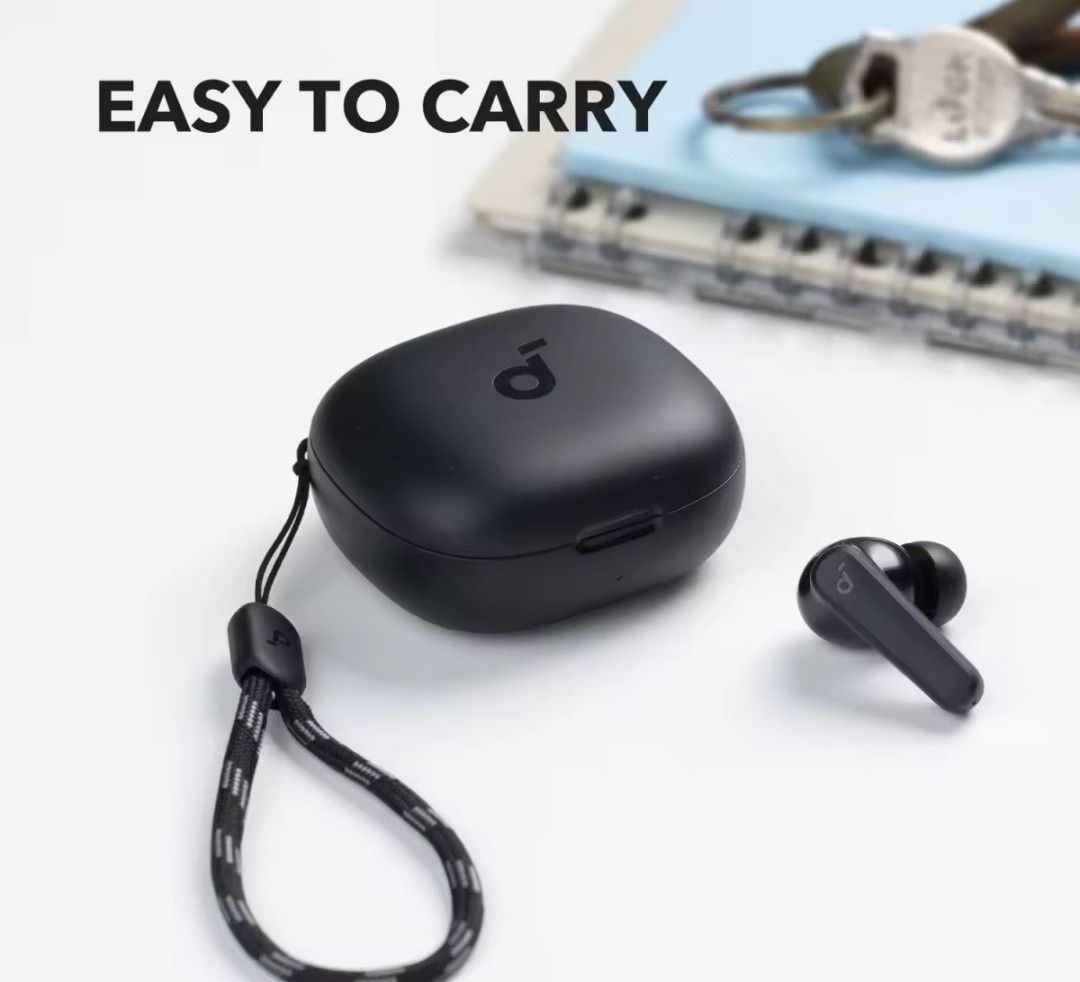 Soundcore Anker True Wireless Earbuds (Category: Earphones) located in Manila. Submitted by angelcru8 (Listing ID 1410741064, Image 3). Description: - Soundcore R50i True Wireless Earbuds - 10mm drivers for powerful sound - 22 preset EQs - Up to 10 hours playtime (30 hours with case) - IPX5 waterproof - AI-enhanced calls - Includes: Charging cable, ear tips (S/M/L), USB-C cable.