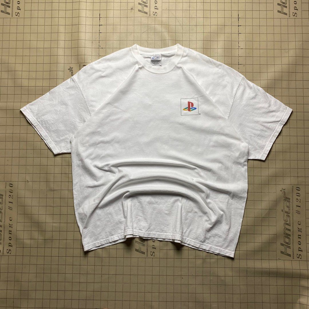 Vintage Y2K Play Station 1 tee (Category: Tshirts & Polo Shirts ) located in Santa Cruz. Submitted by jaysosmoove (Listing ID 1410750736, Image 1). Description: Vintage Y2K Play Station 1 tee width 26 length 31 need wash got stain very good condition location • Santa Cruz, Laguna📍.