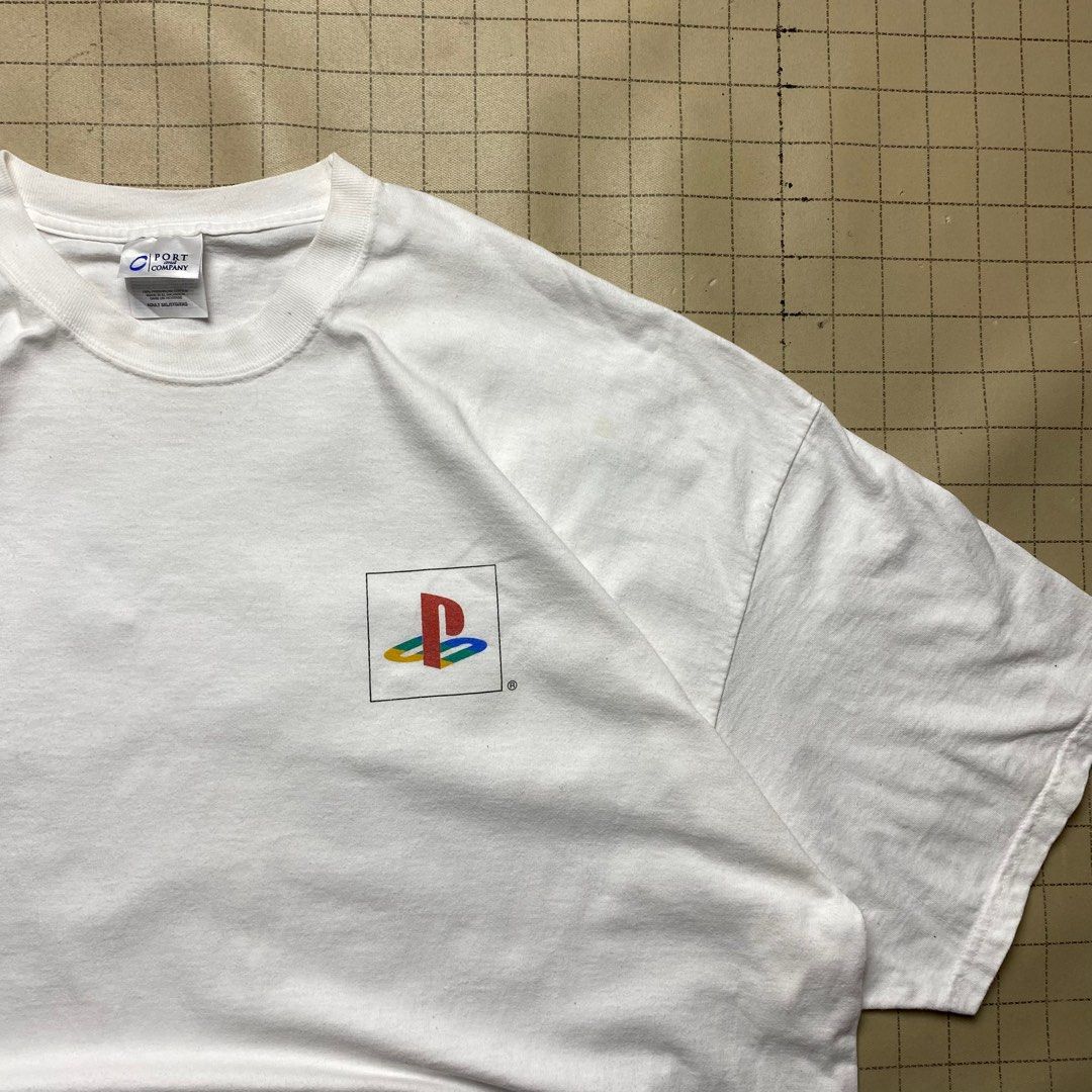 Vintage Y2K Play Station 1 tee (Category: Tshirts & Polo Shirts ) located in Santa Cruz. Submitted by jaysosmoove (Listing ID 1410750736, Image 2). Description: Vintage Y2K Play Station 1 tee width 26 length 31 need wash got stain very good condition location • Santa Cruz, Laguna📍.
