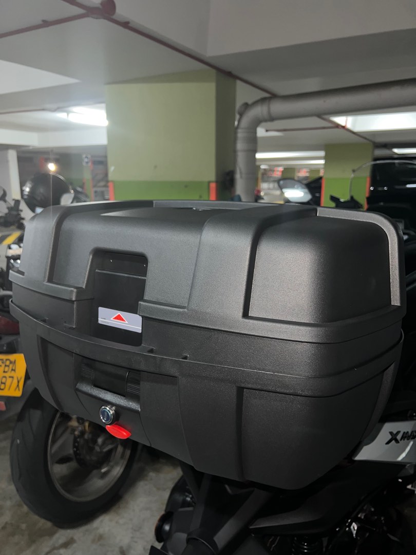 Xmax Box Rack Xmax Box + rack, Motorcycles, Motorcycle Accessories on Carousell