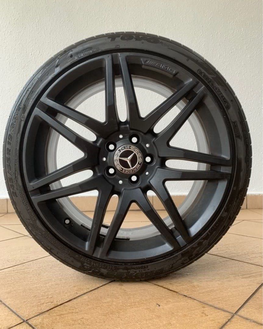 19 inch AMG Rim, Car Accessories, Tyres & Rims on Carousell