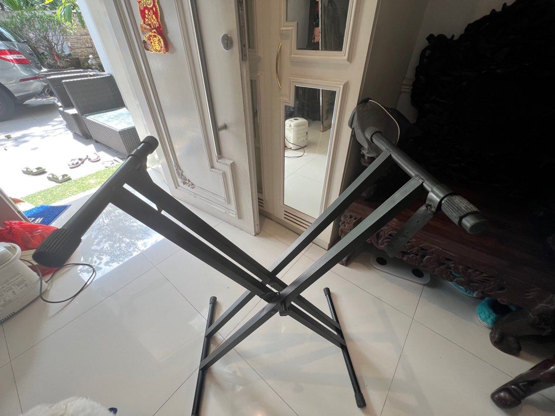 Black X-Style Keyboard Stand, Hobbies & Toys, Music & Media, Music ...