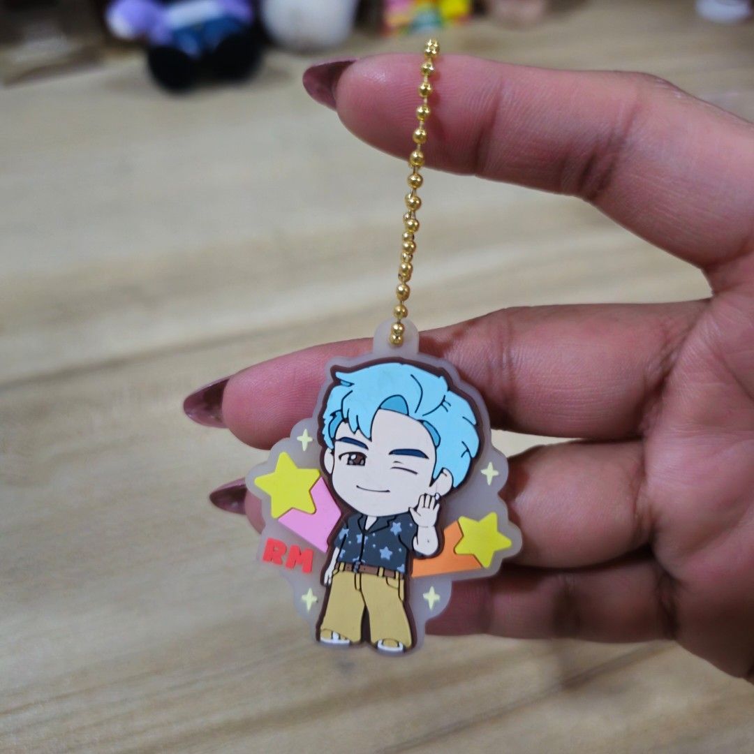 BTS TinyTAN RM GUMMI Candy & Charm (Category: Designer & Blind Box Toys) located in Manila. Submitted by lovelylovesjapan (Listing ID 1410978922, Image 1). Description: 🌸The item is authentic from Japan and on-hand. 🌸MOP: GCASH/Bank Transfer 🌸MOD: J&T, Lalamove (Shipping every Saturday and Sunday) 🌸 Meet-up: SM Grand Central, LRT R. Papa Station 🩷Breakable items are packed with care and caution. Seller will not be held liable for anv damages