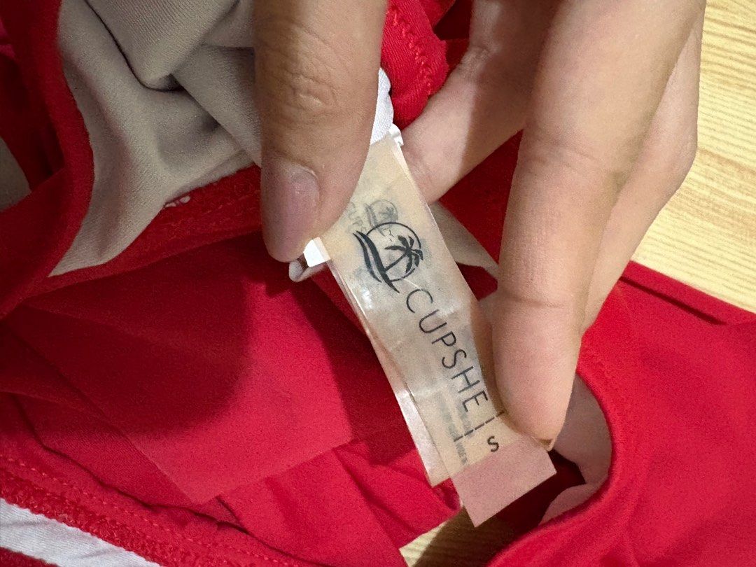CUPSHE Red Ruffle One-Piece Swimsuit (Category: Bikinis & Swimsuits) located in Taguig. Submitted by everlaces (Listing ID 1410984423, Image 3). Description: .