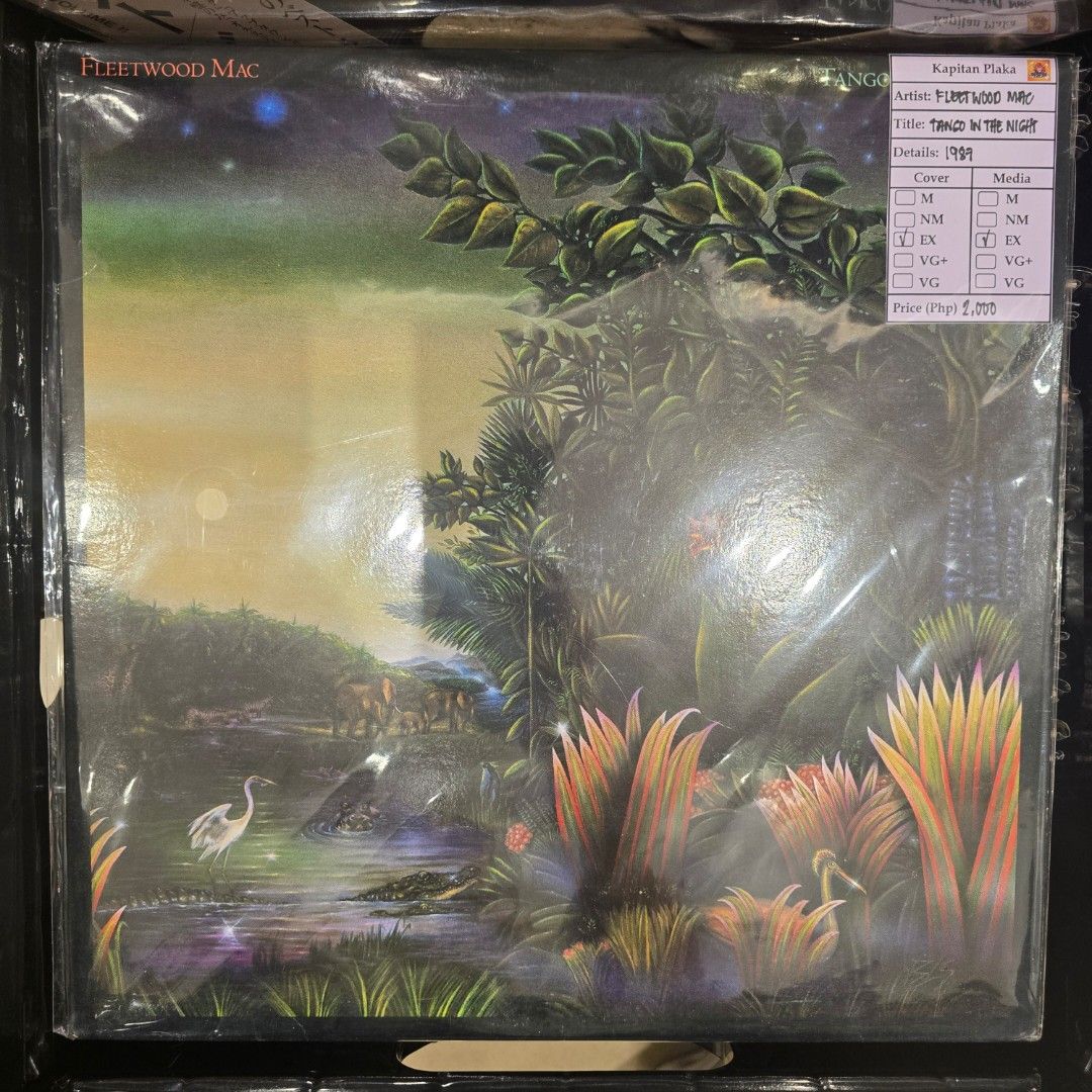 Fleetwood Mac-Tango In The Night (Category: Vinyls) located in Taguig. Submitted by Kapitan_Plaka (Listing ID 1411011535, Image 1). Description: Condition Cover: EX Media: EX Pressing: 1987/US.